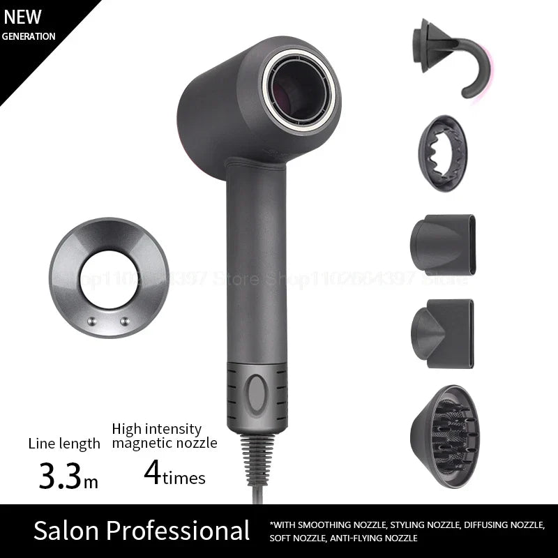 Sèche-Cheveux Professionnel avec Ion Négatif