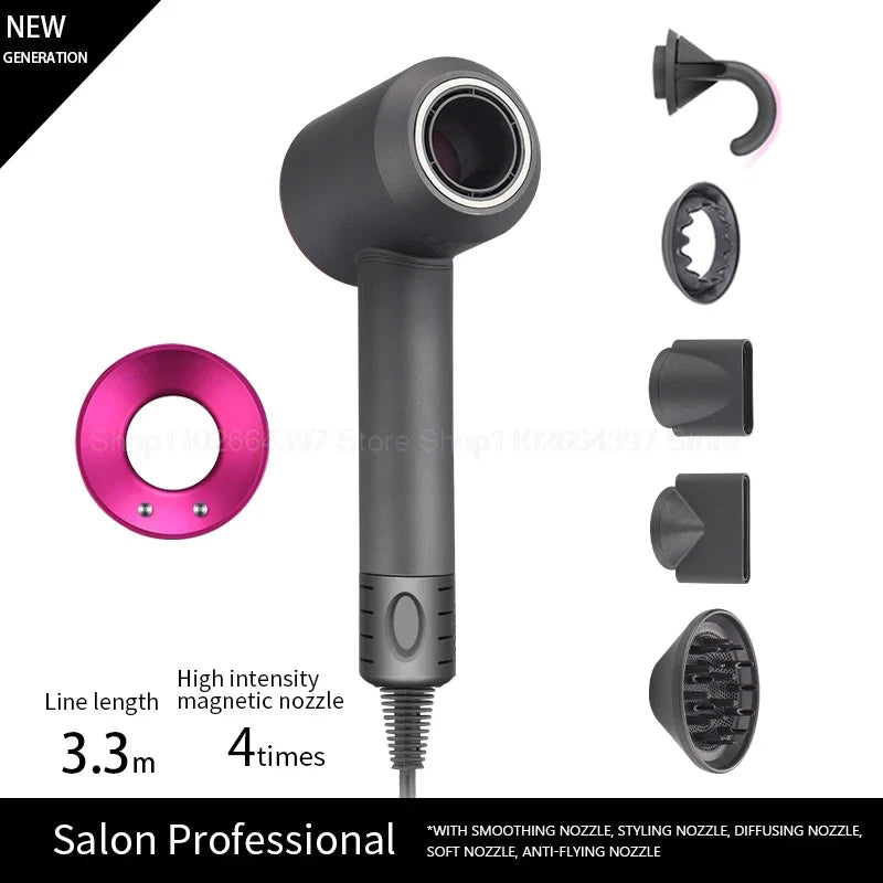 Sèche-Cheveux Professionnel avec Ion Négatif