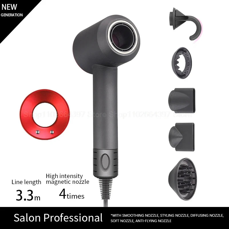 Sèche-Cheveux Professionnel avec Ion Négatif