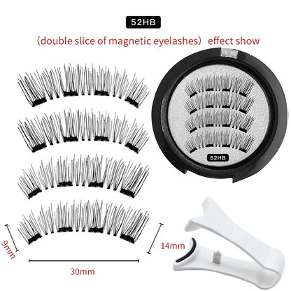 Cils Magnétiques Réutilisables 3D Naturels