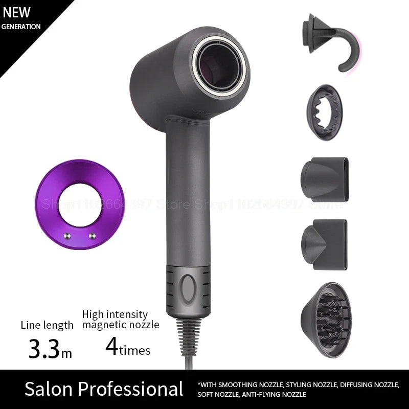Sèche-Cheveux Professionnel avec Ion Négatif